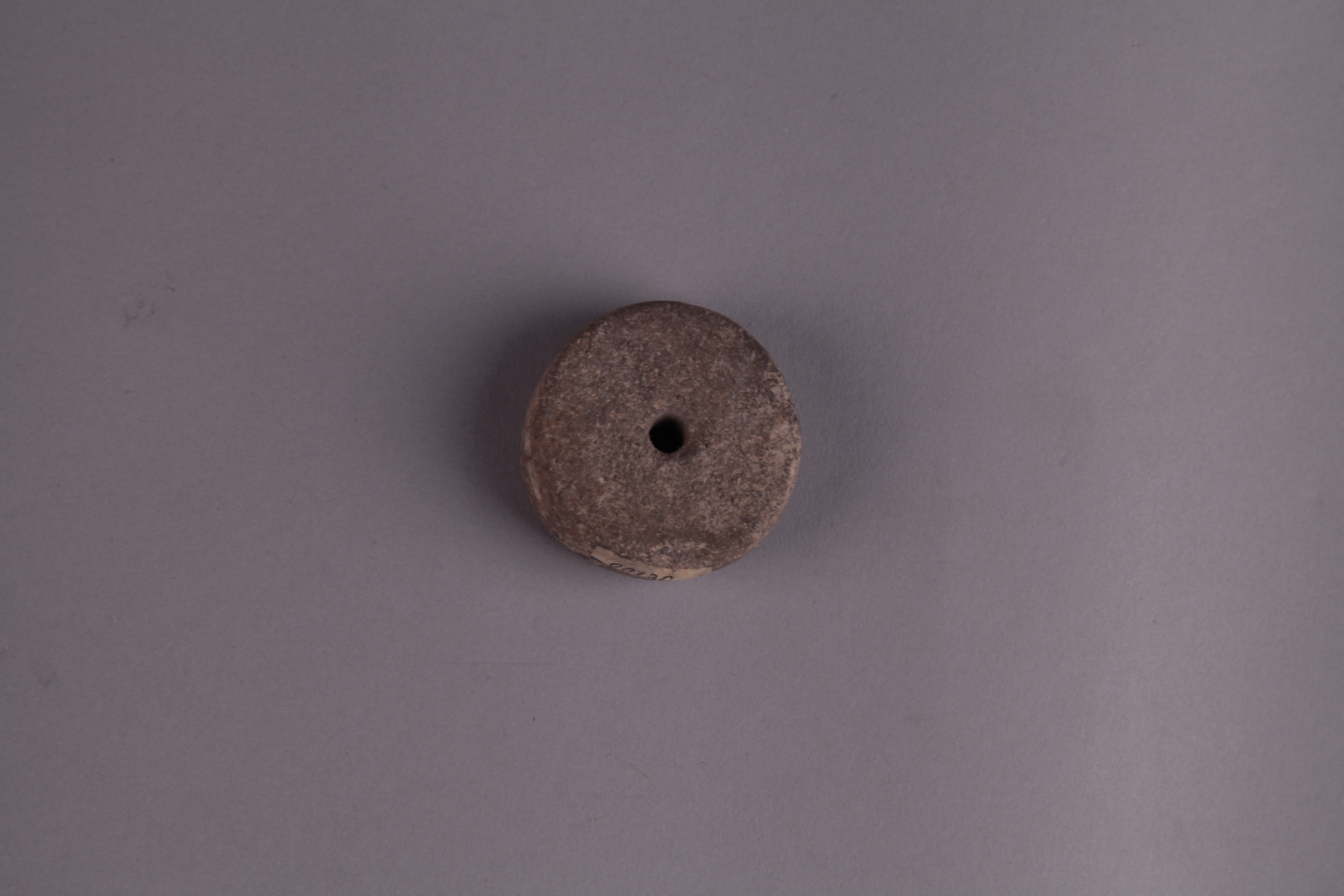 新石器时代灰陶纺轮 00130
